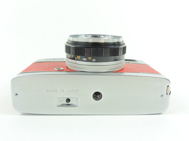 Olympus Trip 35 - late version in Red Lizard Cowhide Leather