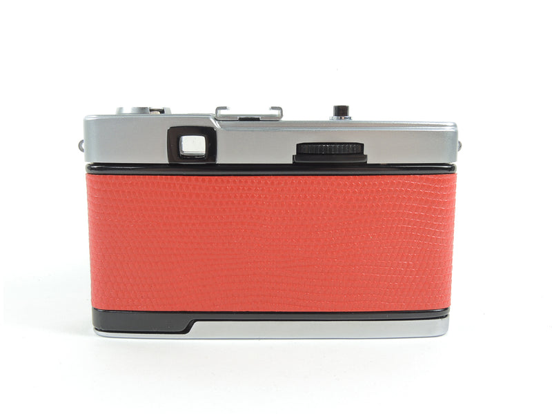 Olympus Trip 35 - late version in Red Lizard Cowhide Leather