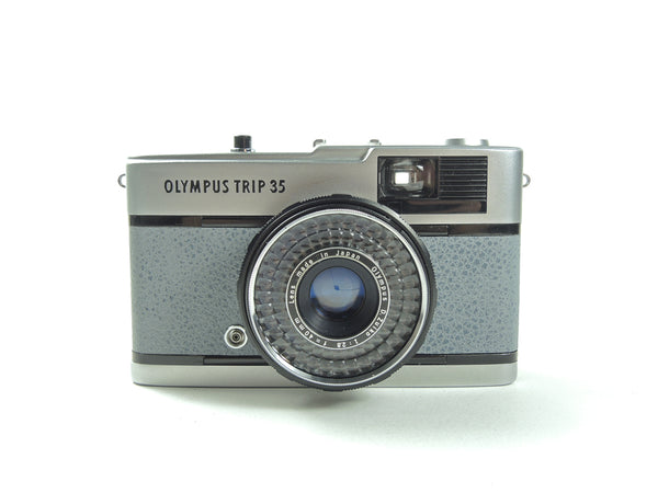 Olympus Trip 35 - Late in lunar grey leather