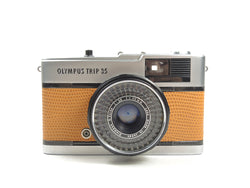 Olympus Trip 35 - Late in Tan Lizard cowhide leather